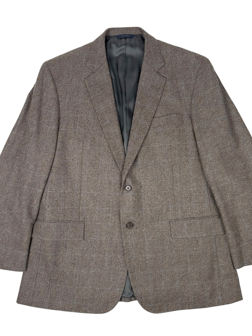 Brooks Brothers Mens Madison Cashmere Wool E. Thomas Herringbone 44R Sport Coat